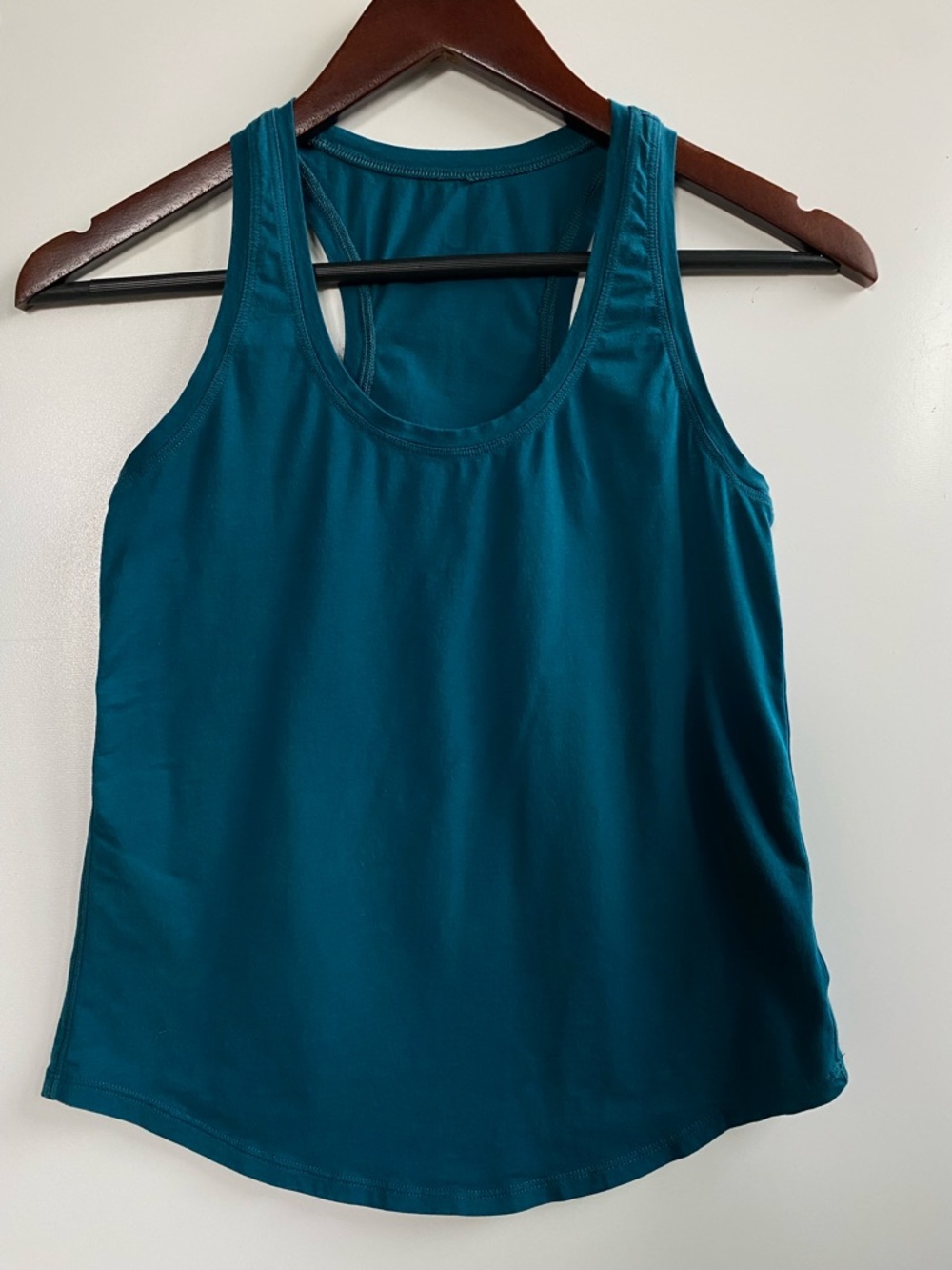CRZ YOGA Teal Scoop Neck Racerback Tank XXS